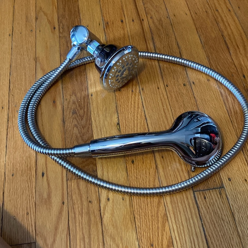 Chrome hand held & head Bathroom shower set Accessories new no box - Picture 11 of 11